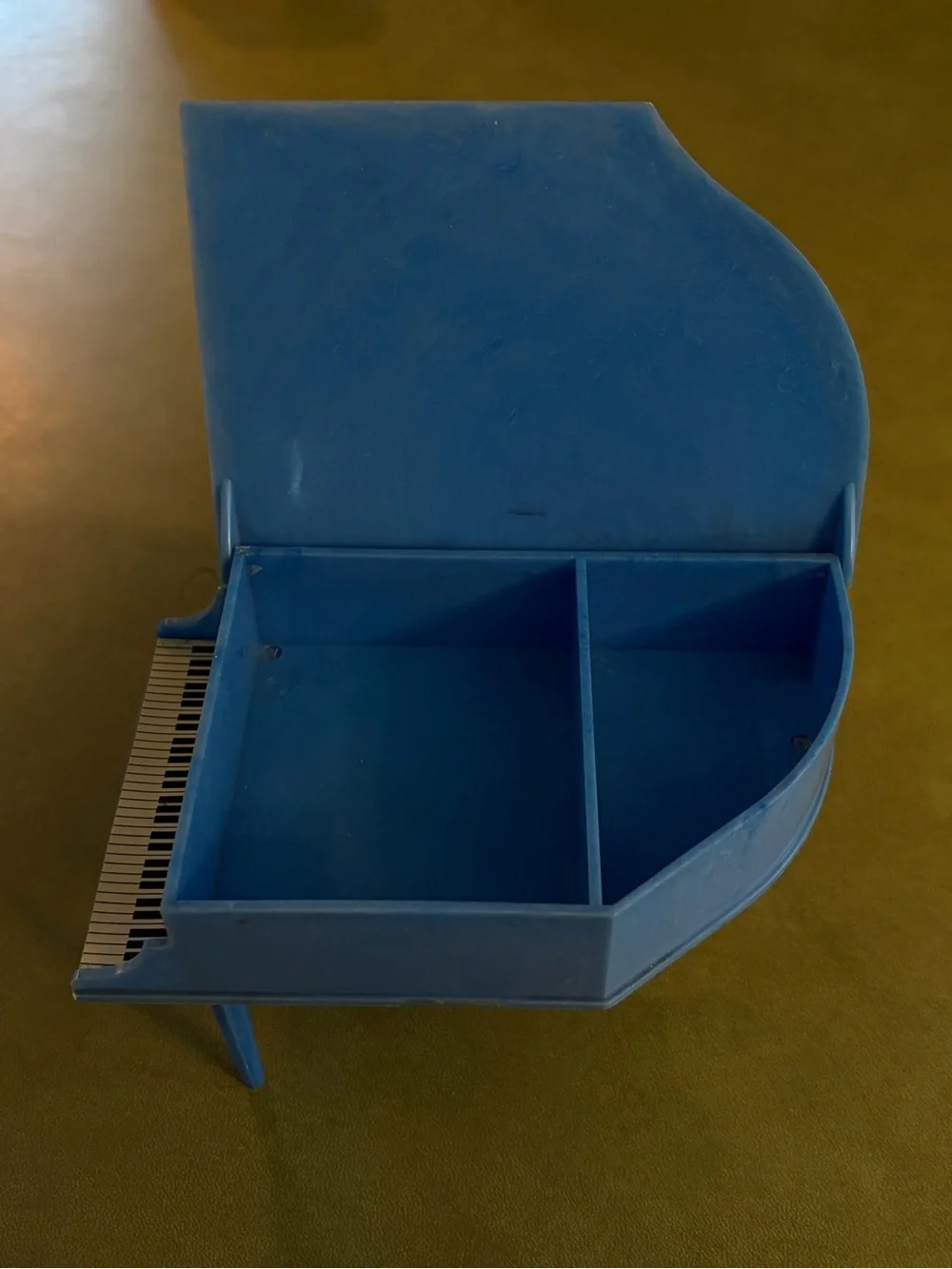 Blue Novelty Grand Piano Trinket Box - new york 1946!!!!
